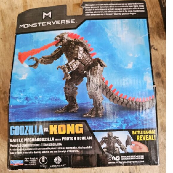 Playmates Toys Godzilla Vs Kong Monsterverse Battle Mechagodzilla Action Figure - Picture 2 of 2